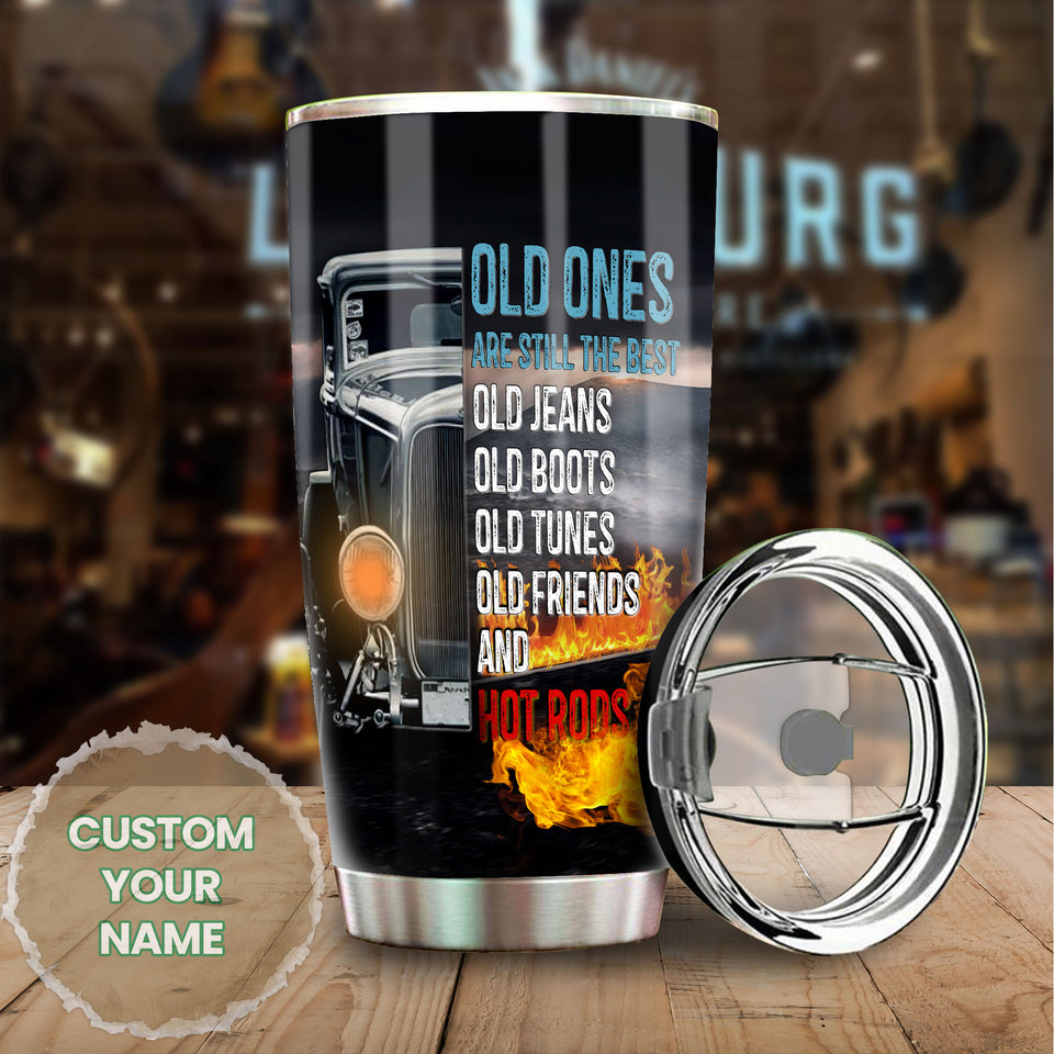 Camellia Personalized Old Ones Are Still The Best Stainless Steel Tumbler-Double-Walled Insulation Travel Cup With Lid
