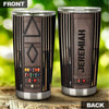 Camellia Personalized Pool Table Billiard Stainless Steel Tumbler-Double-Walled Insulated Gift For Golf Player 02
