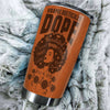 Camellia Personalized Black Queen Unapologetically Dope Stainless Steel Tumbler - Customized Double-Walled Insulation Travel Thermal Cup With Lid