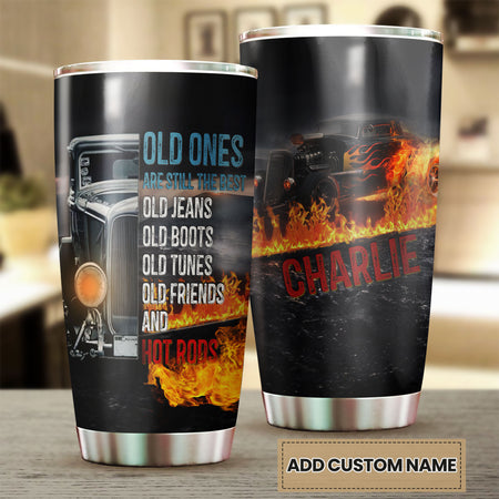 Camellia Personalized Old Ones Are Still The Best Stainless Steel Tumbler-Double-Walled Insulation Travel Cup With Lid