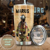 Camellia Personalized Firefighter Knowledge Stainless Steel Tumbler-Double-Walled Insulation Gift For Firefighter Fireman 01