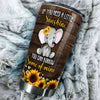 Camellia Personalized Baby Elephant If You Need A Littele Of Sunshine Stainless Steel Tumbler-Thermal Flask Travel Therma Cup With Lid