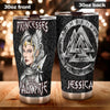 Camellia Personalized Be A Valkyrie Stainless Steel Tumbler - Double-Walled Insulation Vacumm Flask - Gift For Myth Lovers, Valkyrie Fans