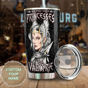 Camellia Personalized Be A Valkyrie Stainless Steel Tumbler - Double-Walled Insulation Vacumm Flask - Gift For Myth Lovers, Valkyrie Fans