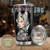 Camellia Personalized Be A Valkyrie Stainless Steel Tumbler - Double-Walled Insulation Vacumm Flask - Gift For Myth Lovers, Valkyrie Fans
