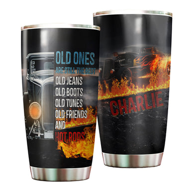Camellia Personalized Old Ones Are Still The Best Stainless Steel Tumbler-Double-Walled Insulation Travel Cup With Lid