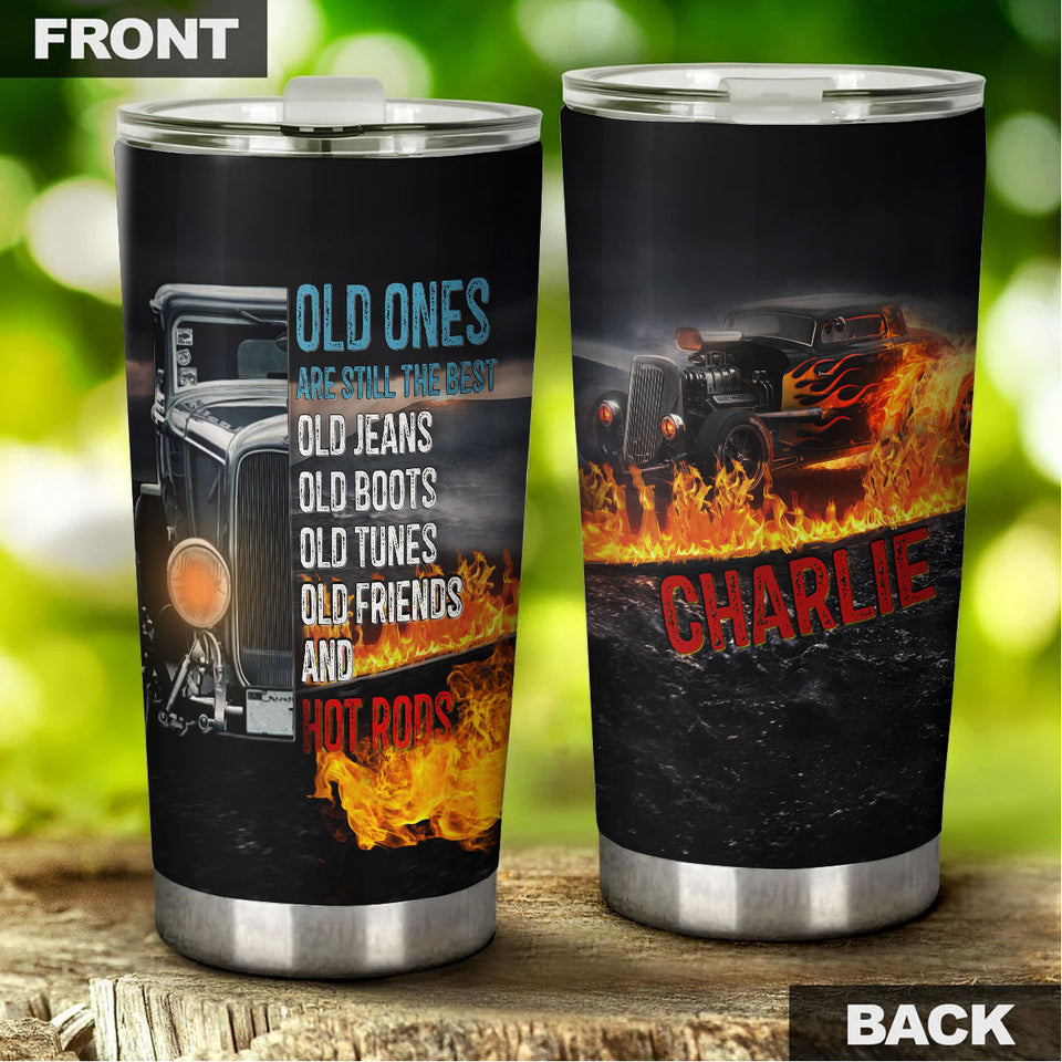 Camellia Personalized Old Ones Are Still The Best Stainless Steel Tumbler-Double-Walled Insulation Travel Cup With Lid