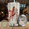 Camellia Personalized Horse Girl Stainless Steel Tumbler - Double-Walled Insulation Vacumm Flask - Gift For Horse Lovers, Cowgirls, Cowboys, Perfect Christmas, Thanksgiving Gift 02