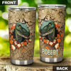 Camellia Personalized 3D Dinosaur Stainless Steel Tumbler - Customized Double-Walled Insulation Travel Thermal Cup With Lid Gift For Dinosaur Lover