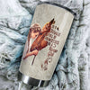 Camellia Personalized Horse Girl Stainless Steel Tumbler - Double-Walled Insulation Vacumm Flask - Gift For Horse Lovers, Cowgirls, Cowboys, Perfect Christmas, Thanksgiving Gift 02