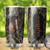 Camellia Personalized Horse Gifts Stainless Steel Tumbler - Double-Walled Insulation Vacumm Flask - Gift For Horse Lovers, Cowgirls, Cowboys, Perfect Christmas, Thanksgiving Gift