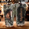 Camellia Personalized Horse Gifts Stainless Steel Tumbler - Double-Walled Insulation Vacumm Flask - Gift For Horse Lovers, Cowgirls, Cowboys, Perfect Christmas, Thanksgiving Gift