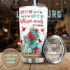 Camellia Personalized Whisper Of Words Let It Be Stainless Steel Tumbler-Double-Walled Travel Therma Cup With Lid