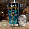 Camellia Personalized CNAs Prayer Stainless Steel Tumbler - Customized Double-Walled Insulation Travel Thermal Cup With Lid