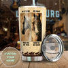 Camellia Personalized Horses Advice Stainless Steel Tumbler - Double-Walled Insulation Vacumm Flask - Gift For Horse Lovers, Cowgirls, Cowboys, Perfect Christmas, Thanksgiving Gift