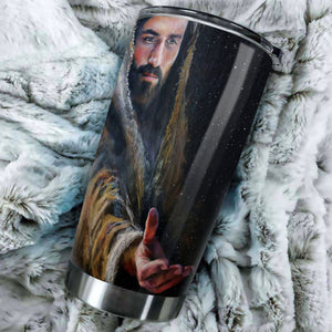 Camellia Personalized Jesus It's Not Religion It's A Relationship Stainless Steel Tumbler- Sweat-Prood Travel Cup With Lid