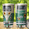 Camellia Personalized Horse Hippie Van Stainless Steel Tumbler - Double-Walled Insulation Vacumm Flask - Gift For Horse Lovers, Cowgirls, Cowboys, Perfect Christmas, Thanksgiving Gift