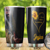 Camellia Personalized Jesus It's Not Religion It's A Relationship Stainless Steel Tumbler- Sweat-Prood Travel Cup With Lid