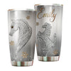 Camellia Personalized Horse Jewelry Style Stainless Steel Tumbler - Double-Walled Insulation Vacumm Flask - Gift For Horse Lovers, Cowgirls, Cowboys, Perfect Christmas, Thanksgiving Gift 02
