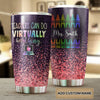 Camellia Persionalized Teacher Can Do Virtually Anything Stainless Steel Tumbler - Customized Double - Walled Insulation Travel Thermal Cup With Lid Gift For Teacher