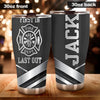 Camellia Personalized Firefighter First In Last Out Stainless Steel Tumbler-Double-Walled Insulation Gift For Firefighter Fireman 03