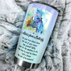 Camellia Personalized Butterfly Advice Take Time To Smell Flowers Stainless Steel Tumbler - Double-Walled Insulation Vacumm Flask - For Thanksgiving, Memorial Day, Christians, Christmas Gift