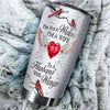 Camellia Personalized I'm Not A Window I'm A Wife Loving Quotes From Wife To Husband  Stainless Steel Tumbler-Double-Walled Insulation  Cup With Lid Gift For Couple
