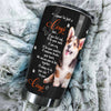 Camellia Personalized 3D Corgi I'll Always Be By Your Side Im Your Stainless Steel Tumbler - Customized Double-Walled Insulation Travel Thermal Cup With Lid Gift For Dog Mom