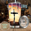 Camellia Personalized The Cross It's About The Jesus Stainless Steel Tumbler-Double-Walled Insulation Travel Cup With Lid