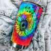 Camellia Persionalized 3D Hippie Soul Stainless Steel Tumbler - Customized Double - Walled Insulation Thermal Cup With Lid