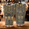 Camellia Personalized Mental Style Ancient EgyptStainless Steel Tumbler-Double-Walled Insulation Travel Cup With Lid 01