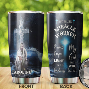 Camellia Personalized God That Is Who You Are  Stainless Steel Tumbler- Double-Walled Insulation Travel Tharma Cup With Lid