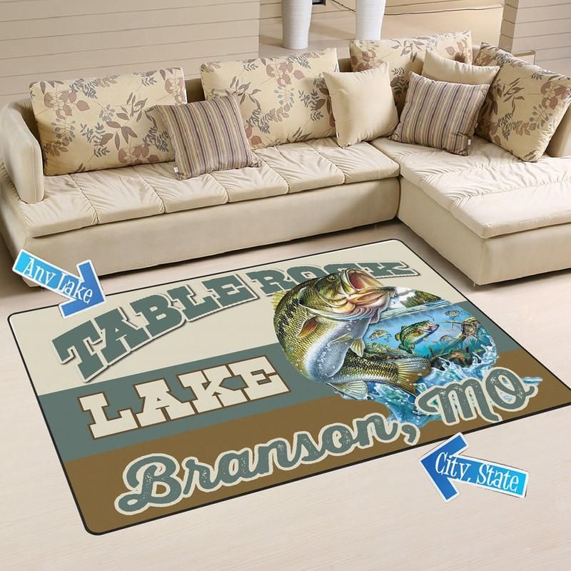 Personalize Fishing Rug 05222