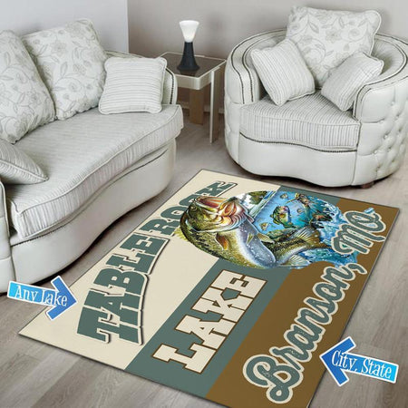 Personalize Fishing Rug 05222