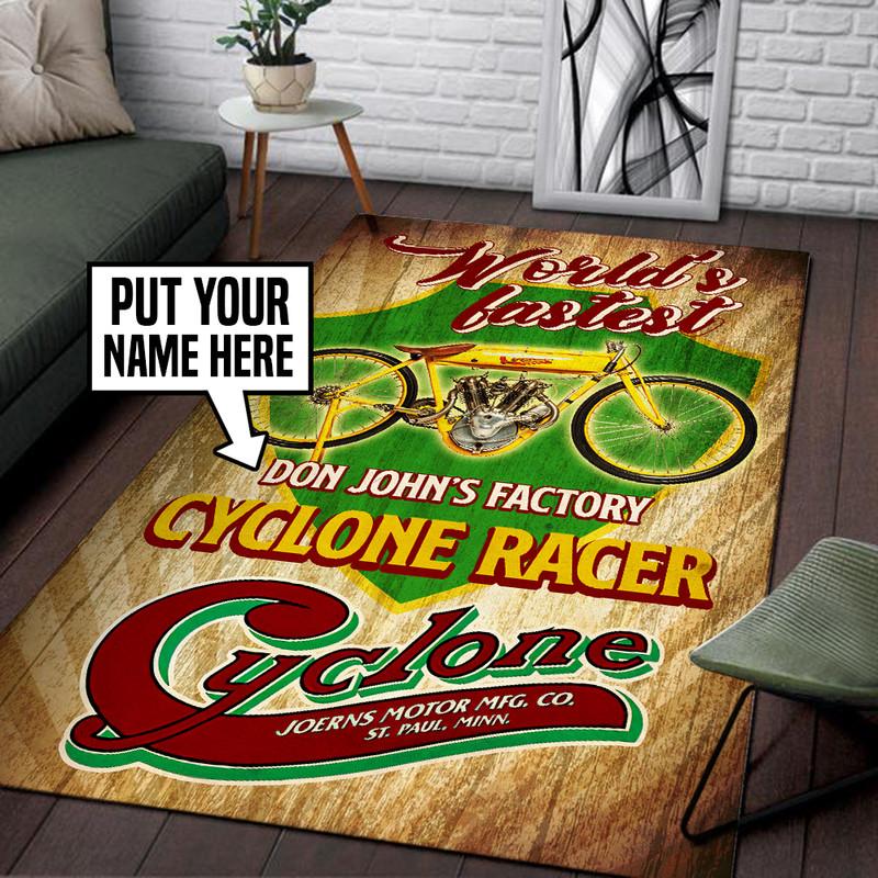 Joerns Motor Cyclone Motorcycle Rug 06837