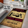 Personalized Billiard Hall Rug 06638
