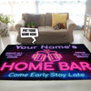 Personalized Home Bar Rug 06646