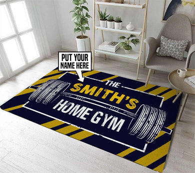Personalized Home Gym Rug 06572