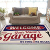 Personalized Garage Rug 06434
