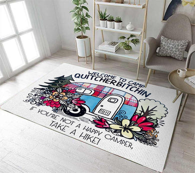 Welcome To Camp Quitcherbitchin Rug 06593