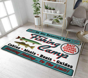 Fishing Camp Rug 06828