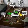Personalized Irish Vintage Rug 06883
