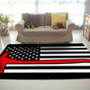 Firefighter Flag Rug 05730