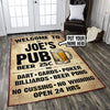 Personalized Pub Sign Vintage Man Cave Bar Rug 05766