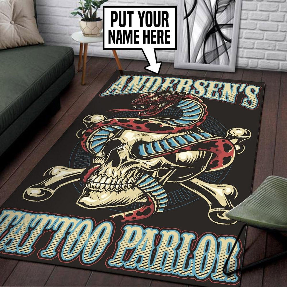Personalized Tattoo Pailor Rug 06185