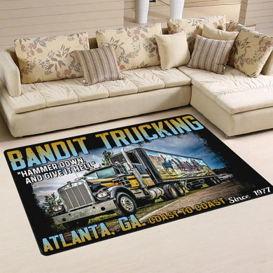 Snb Rug Smokey And The Bandit Trans Am Firebird Pontiac Kenworth Snowman Muscle Car 05067