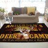 Personalized Deer Camp Rug 05900