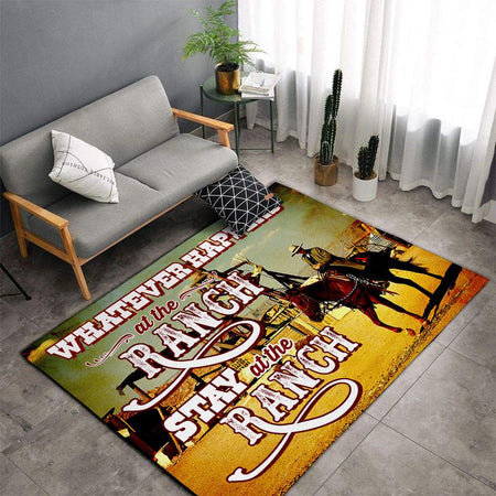 What Happens At The Ranch... Stays At The Ranch, Western, Horse Rug 07024