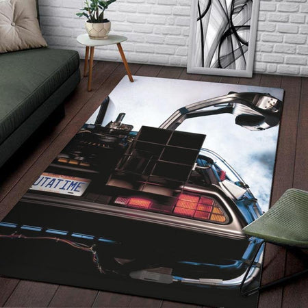 Btf Rug Back To The Future Marty Mcfly Delorean Dmc Bttf 02181