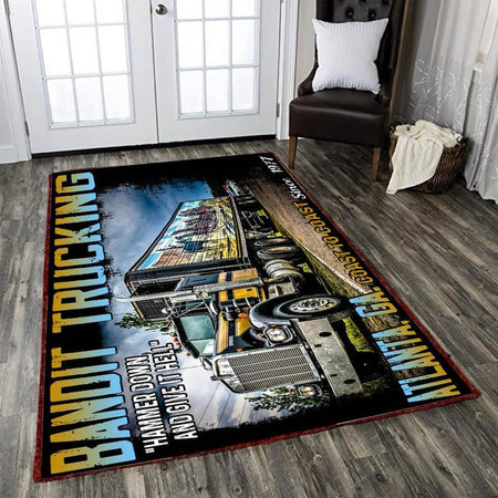 Snb Rug Smokey And The Bandit Trans Am Firebird Pontiac Kenworth Snowman Muscle Car 05067